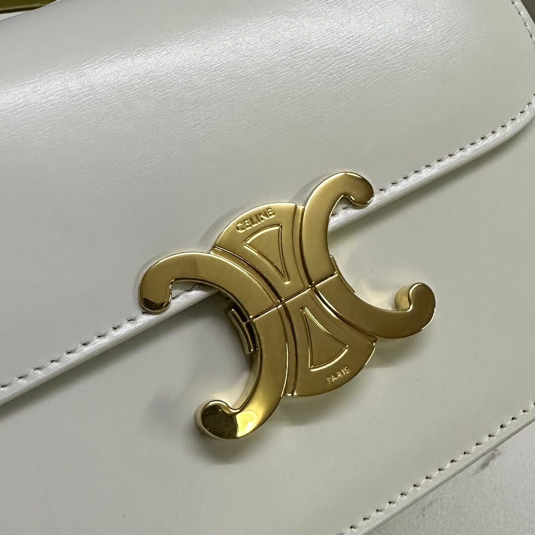 Celine Teen Leather Triomphe Bag - Image 7