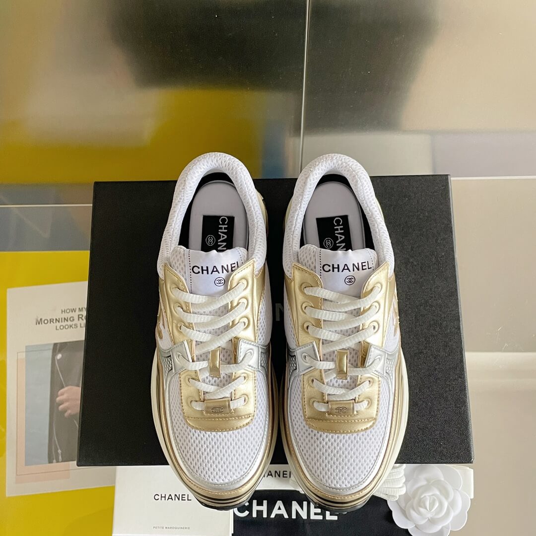 Women's Chanel CC Sneakers - Image 5