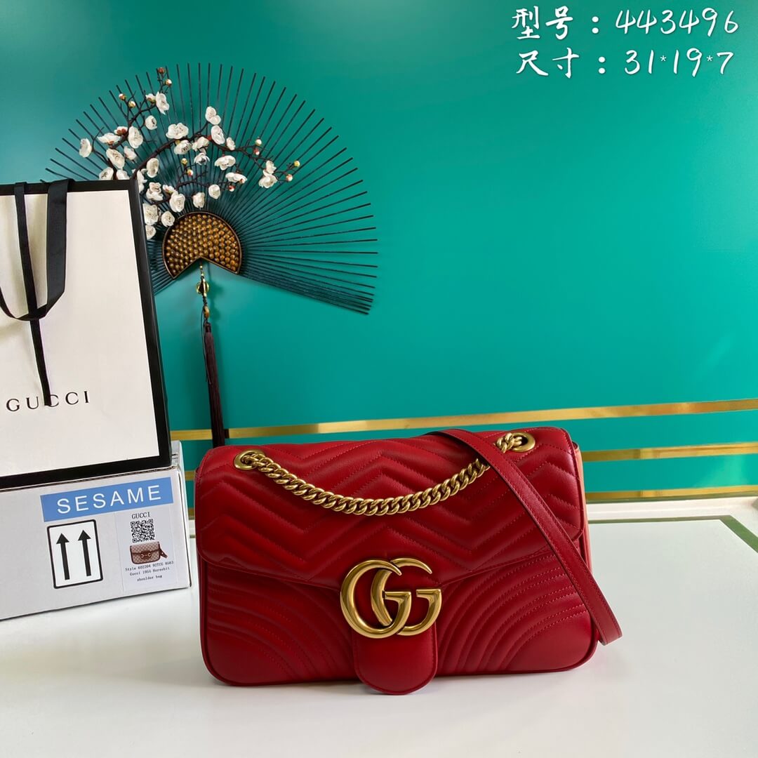 Gucci Marmont Matelasse Flap Bag - Image 8