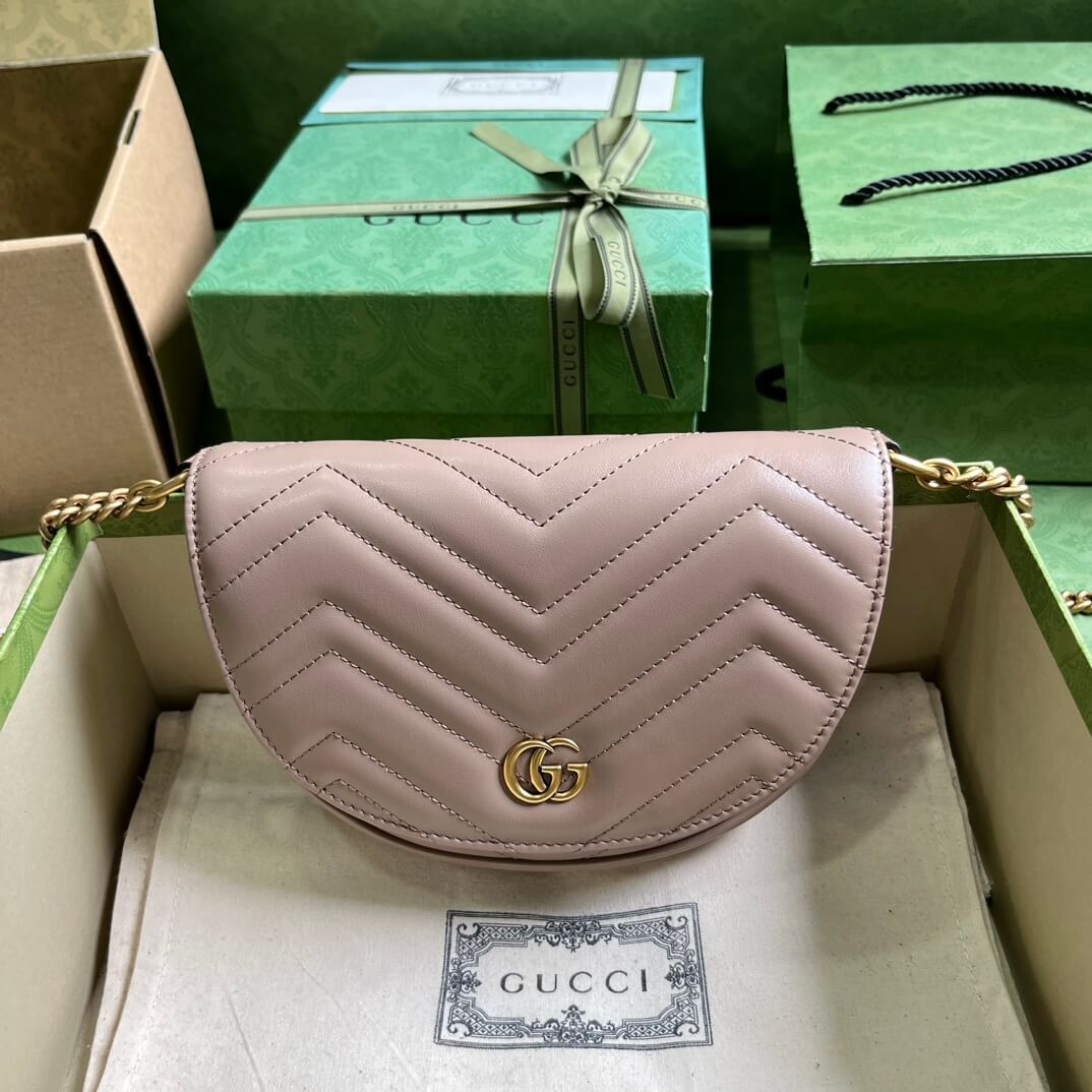Gucci Mini GG Marmont Shoulder Bag - Image 7