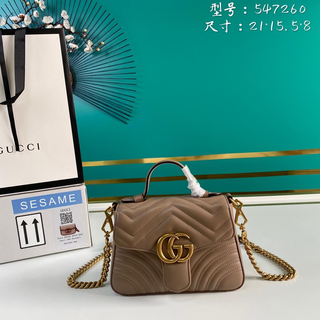 Gucci Marmont Mini Top Handle Bag