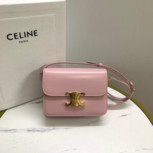 Celine Teen Leather Triomphe Bag