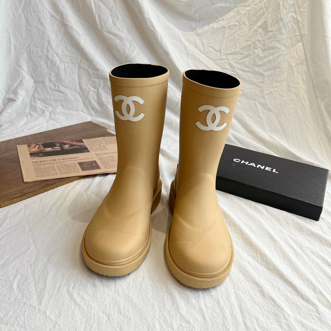 Chanel Rain Boots