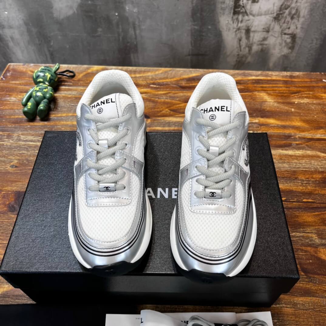 Women's Chanel CC Sneakers - Image 9