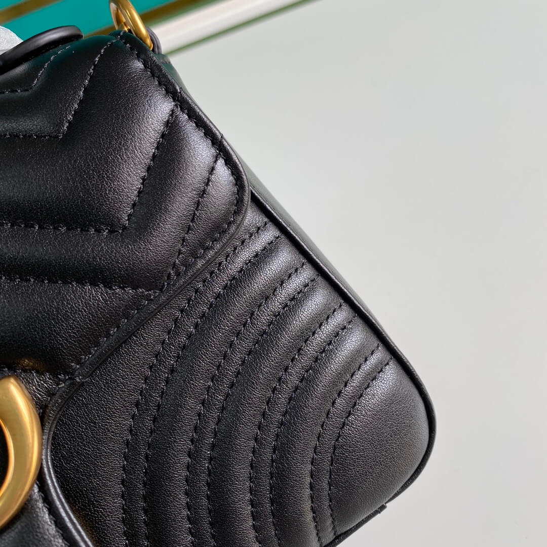 Gucci Marmont Mini Top Handle Bag - Image 7