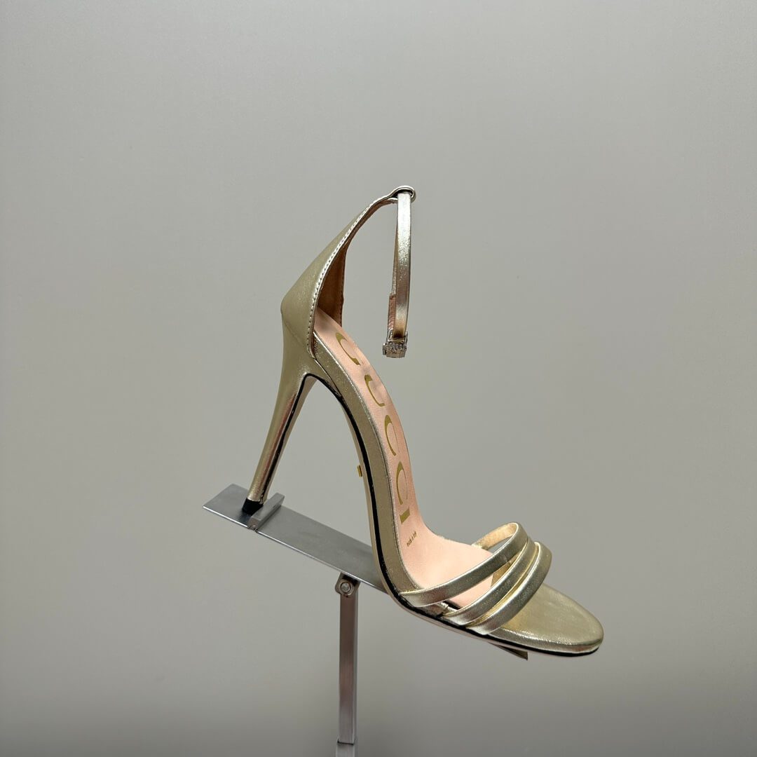 Gucci Women Metallic Heel - Image 7