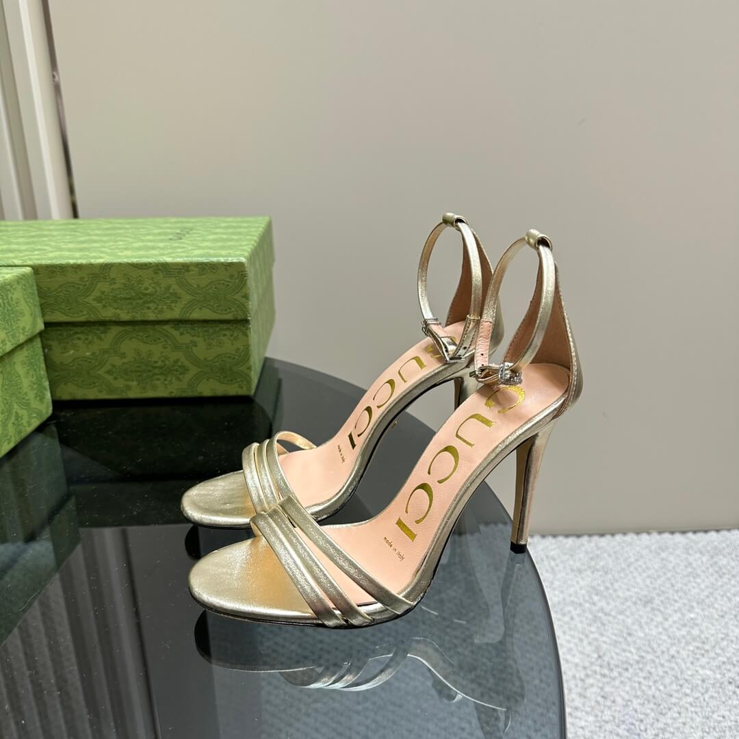 Gucci Women Metallic Heel