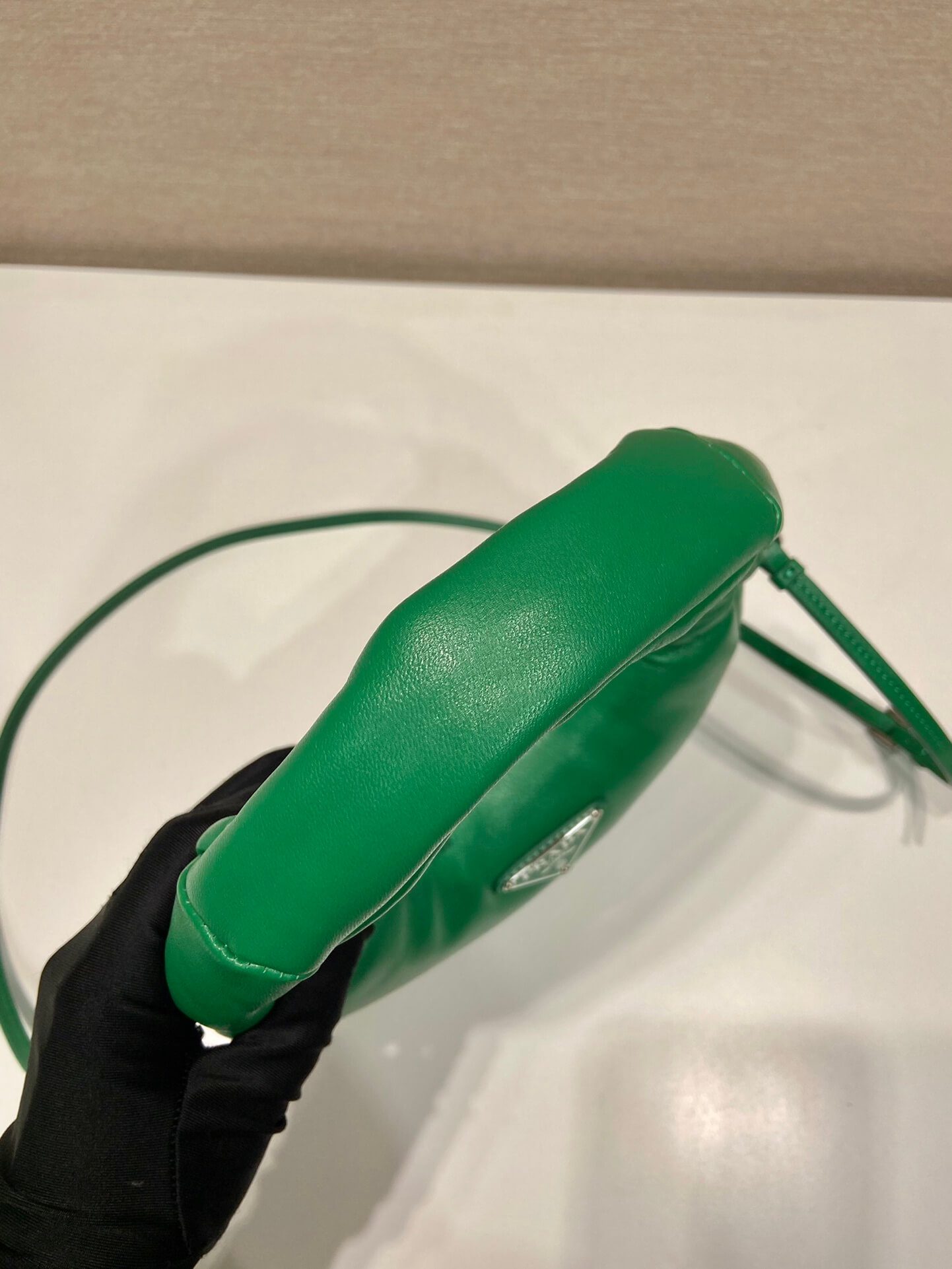 Prada Small Padded Green Bag - Image 7