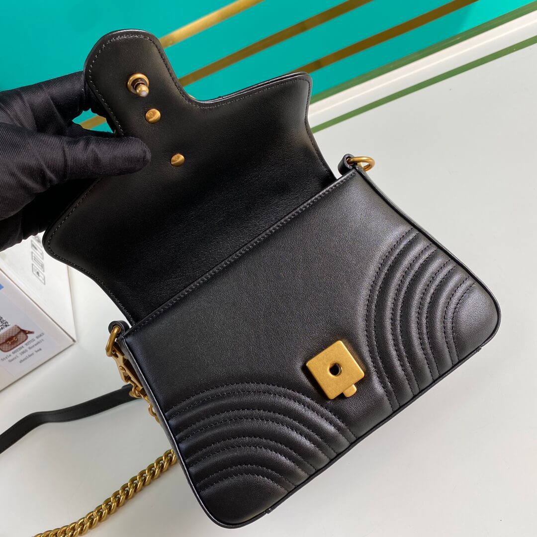 Gucci Marmont Mini Top Handle Bag - Image 8