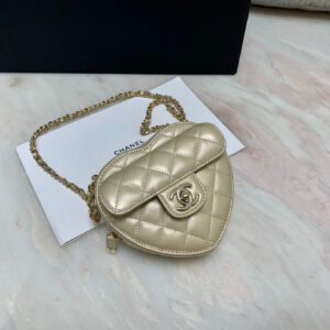 Chanel CC Love Heart Mini Bag