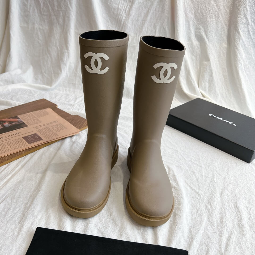Chanel Rain Boots
