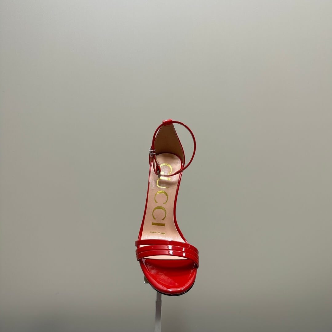 Gucci Women Metallic Heel - Image 9