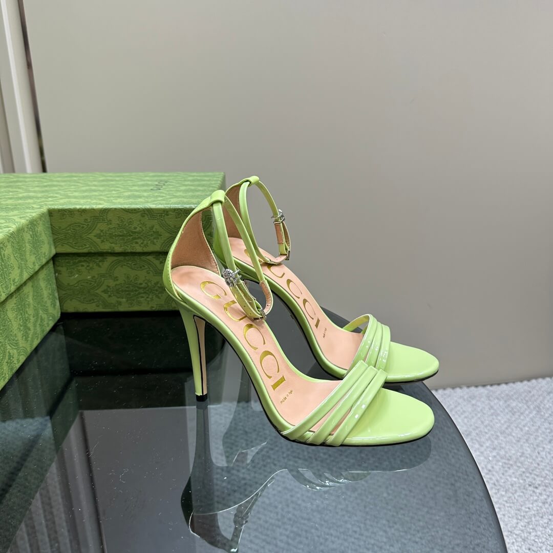 Gucci Women Metallic Heel - Image 9