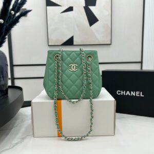 Chanel Classic Tote Bag Green