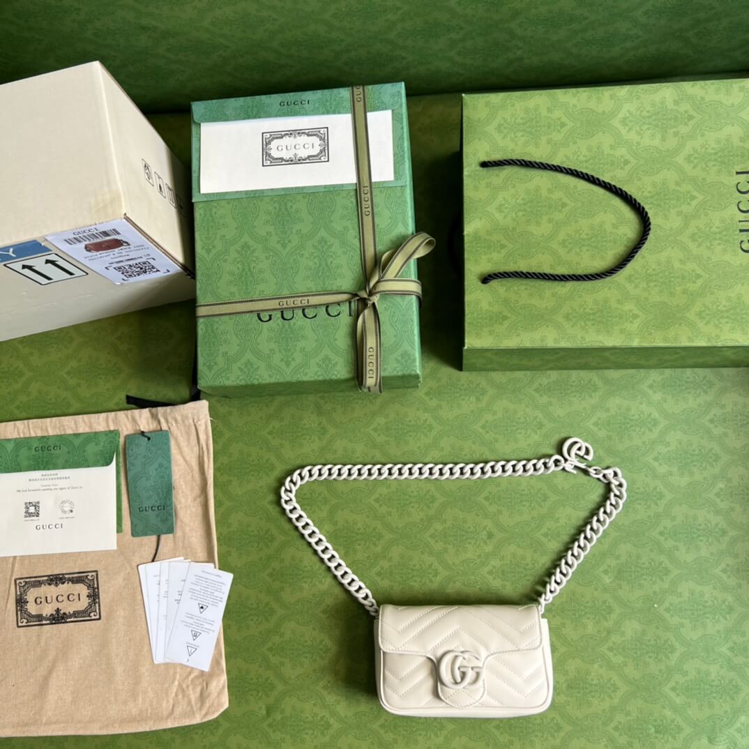 Gucci Marmont White Bags - Image 8