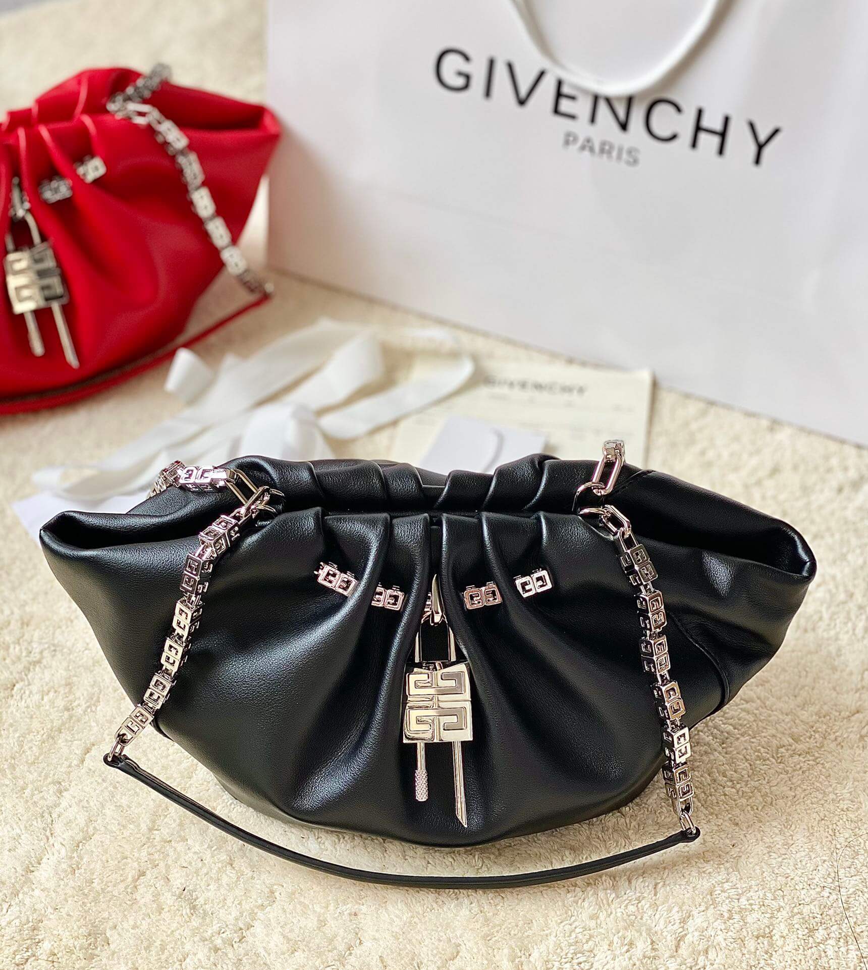 Kenny Top-Handle Black Bag