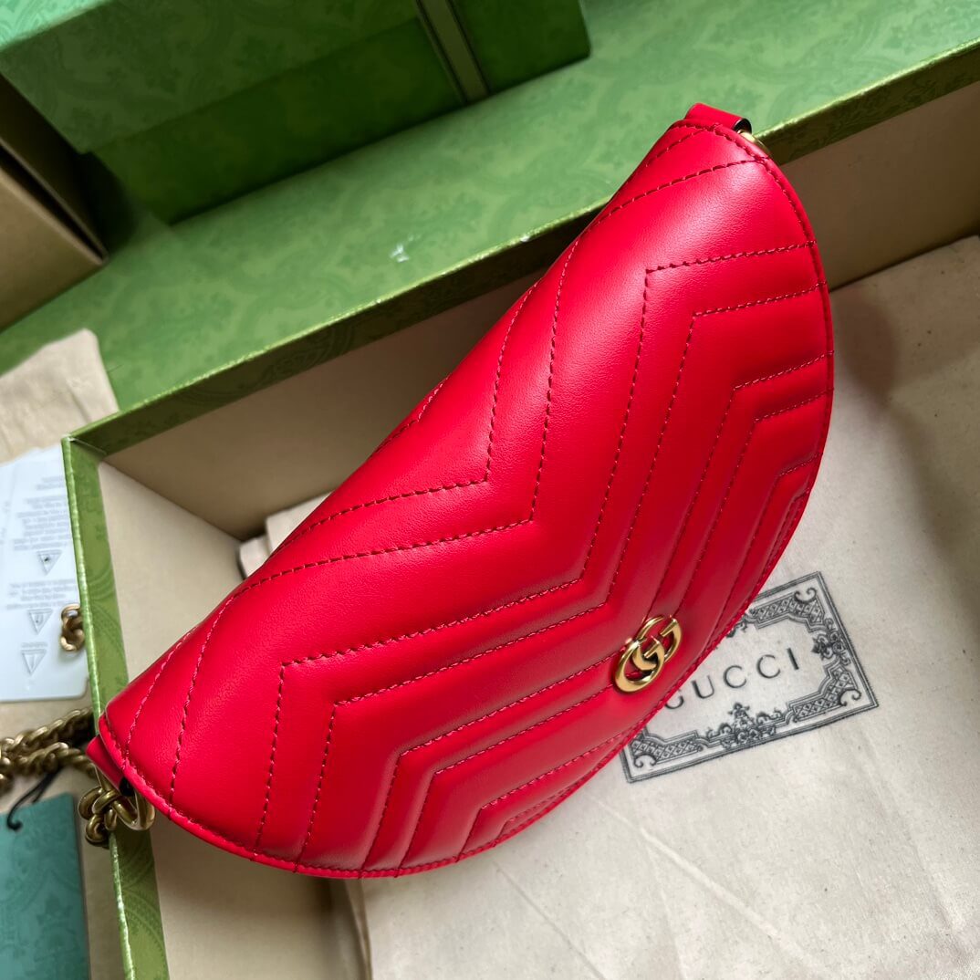 Gucci Mini GG Marmont Shoulder Bag - Image 8