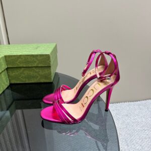 Gucci Women Metallic Heel