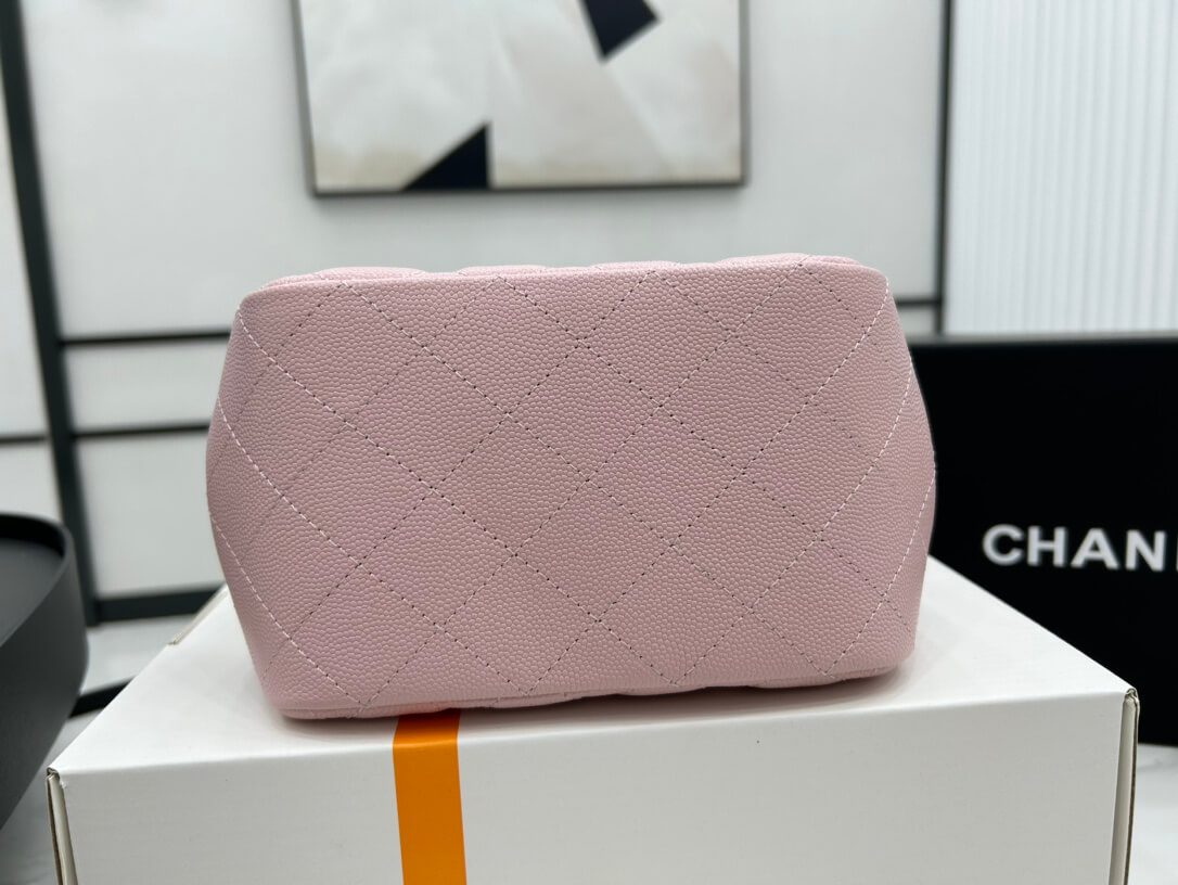 Chanel Classic Tote Bag Pink - Image 8