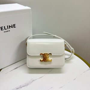 Celine Teen Leather Triomphe Bag