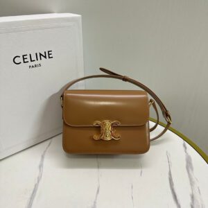 Celine Teen Leather Triomphe Bag