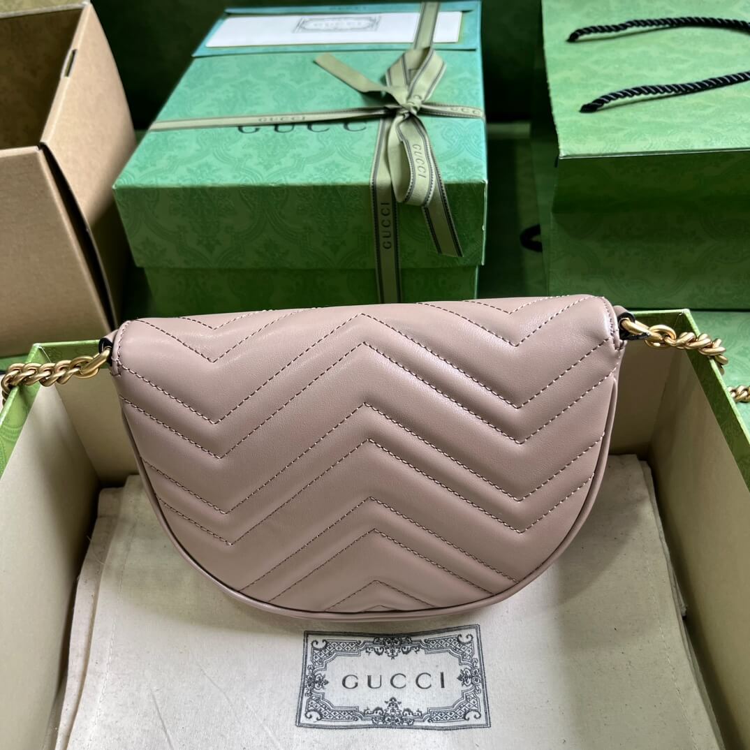 Gucci Mini GG Marmont Shoulder Bag - Image 9