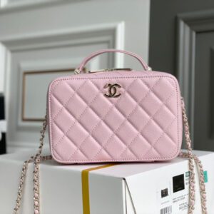 Chanel Caviar Chanel Top Handle Vanity Case