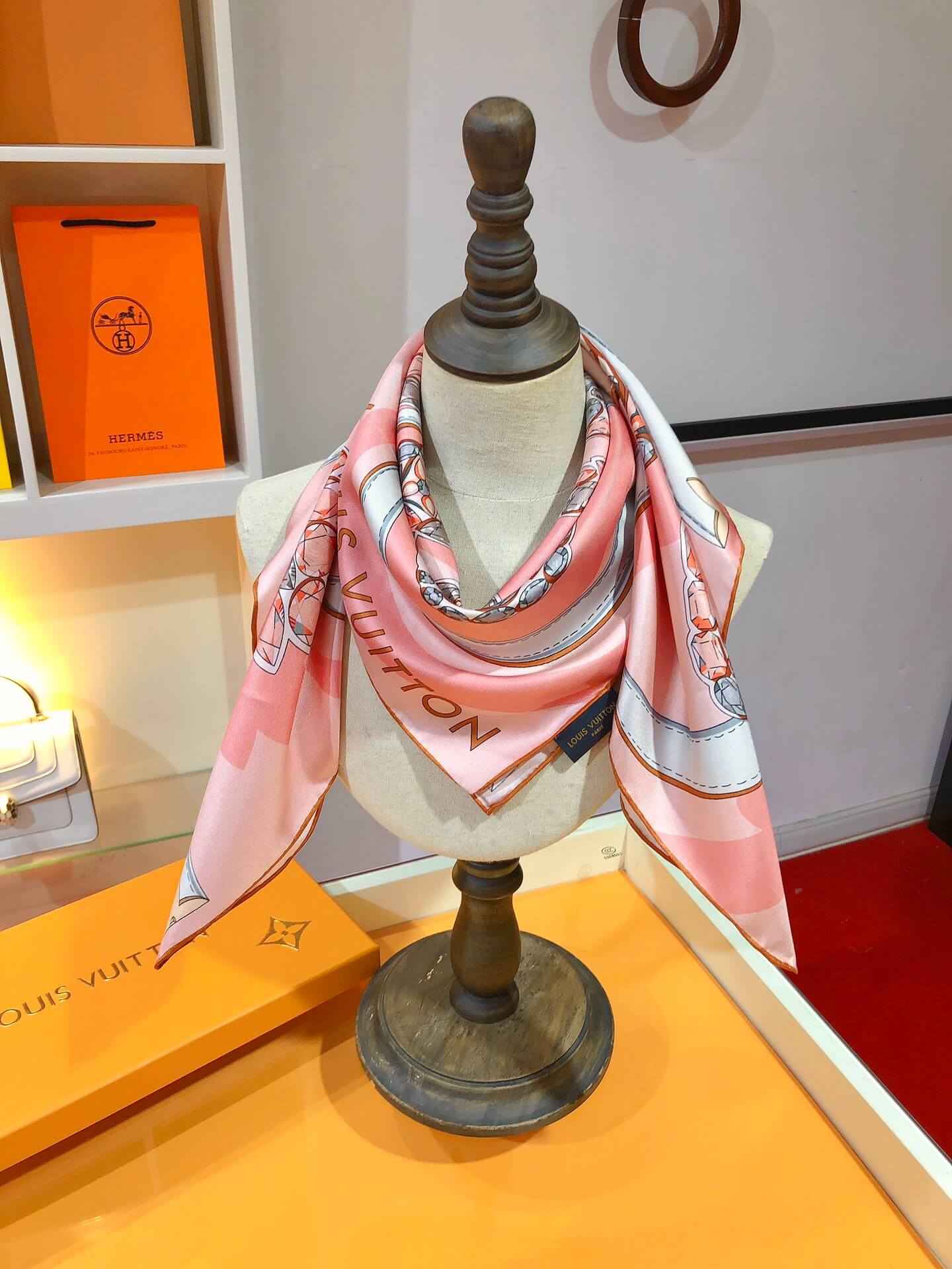 LV Silk Scarf - Image 2