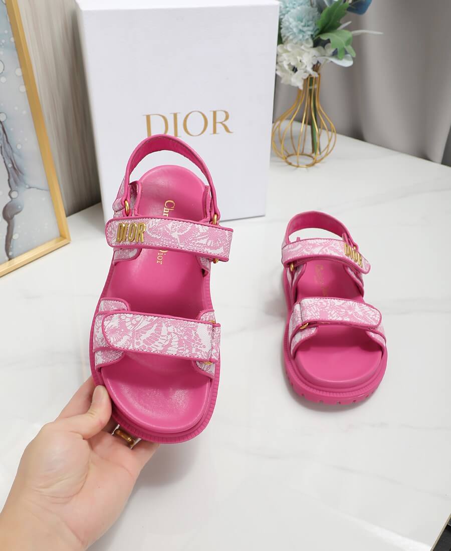 Dior Women Pink Sandals - Image 4