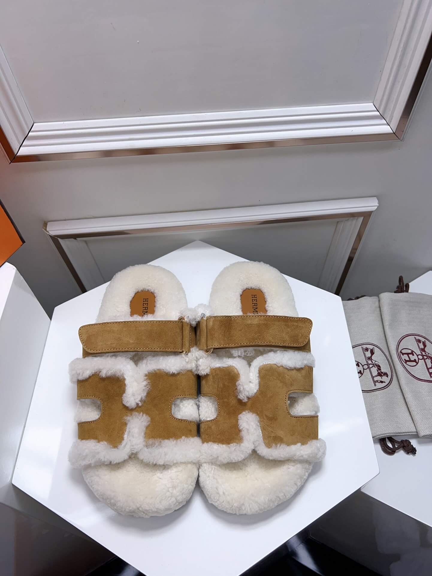 Hermes Teddy Chypre Sandal - Image 2