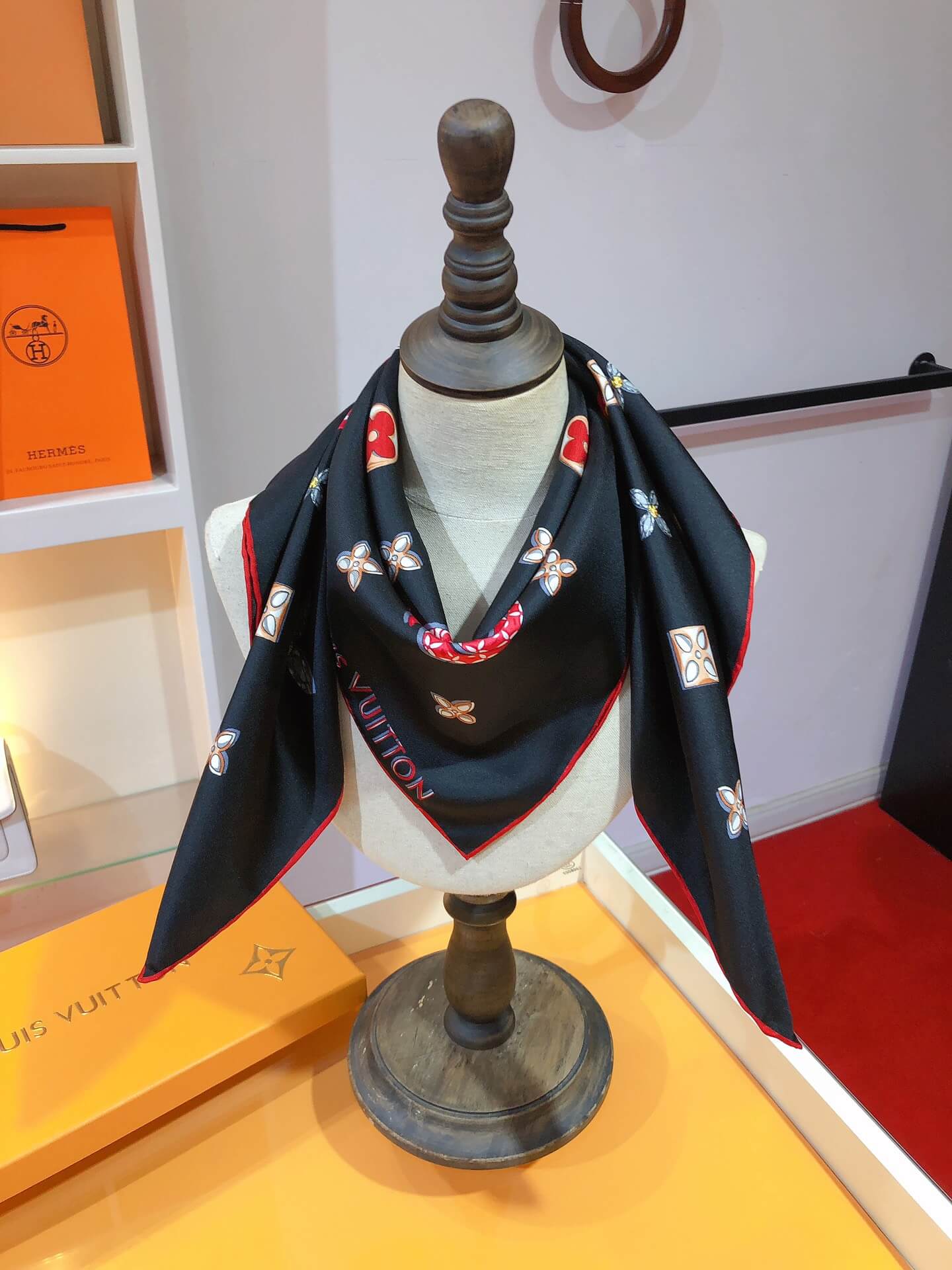 LV Silk Scarf - Image 6