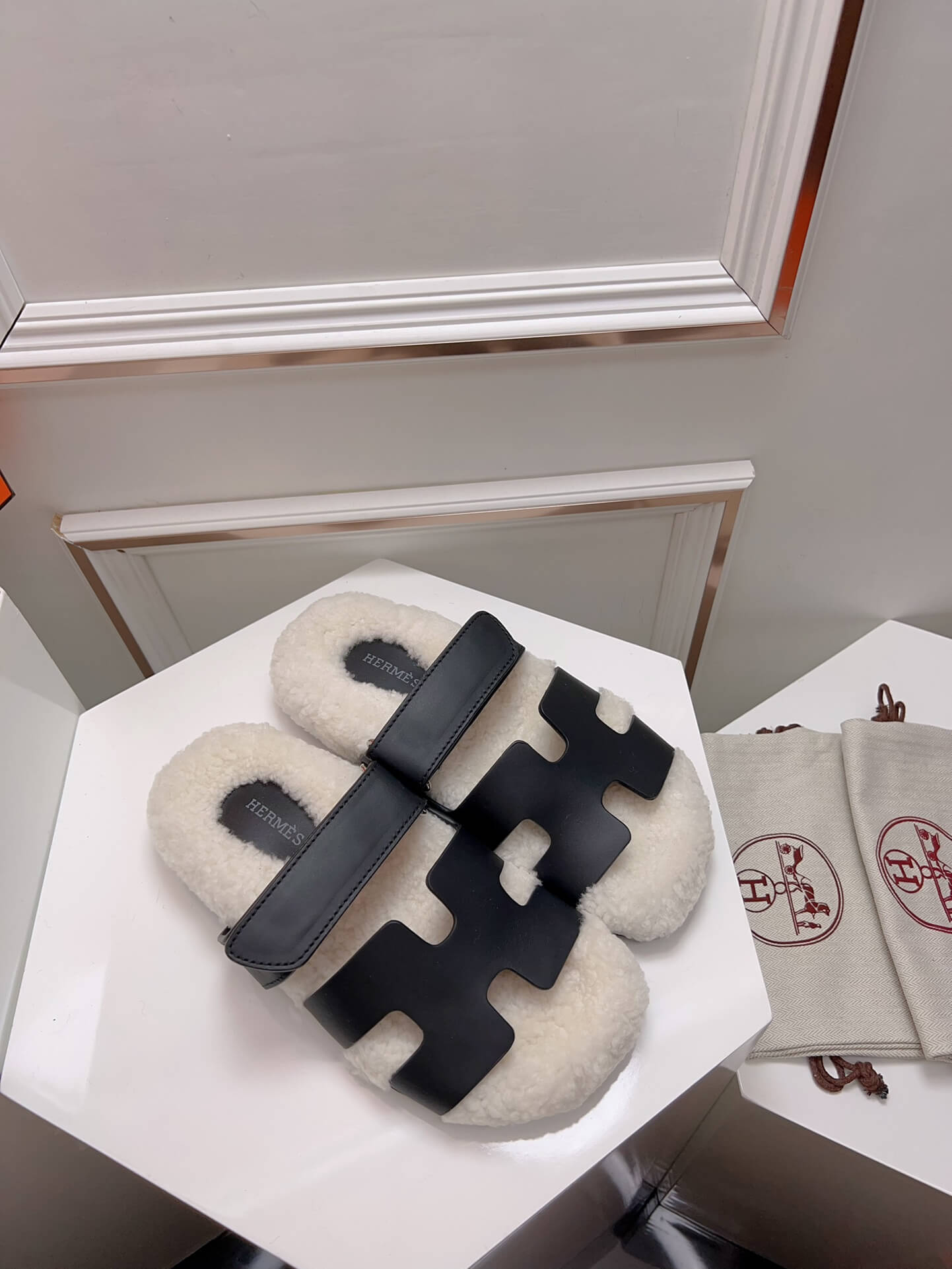 Hermes Teddy Chypre Sandal - Image 6