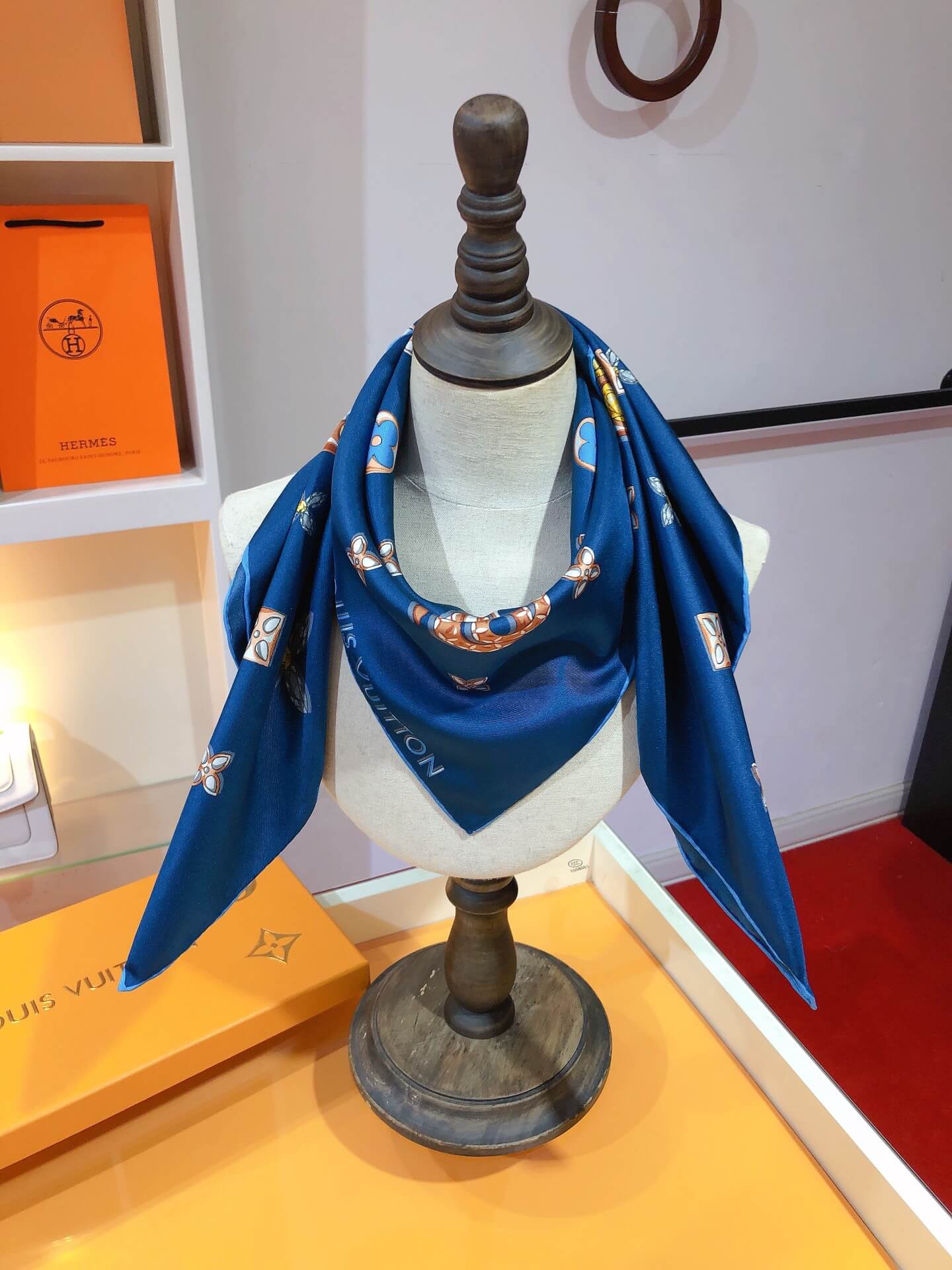 LV Silk Scarf - Image 3