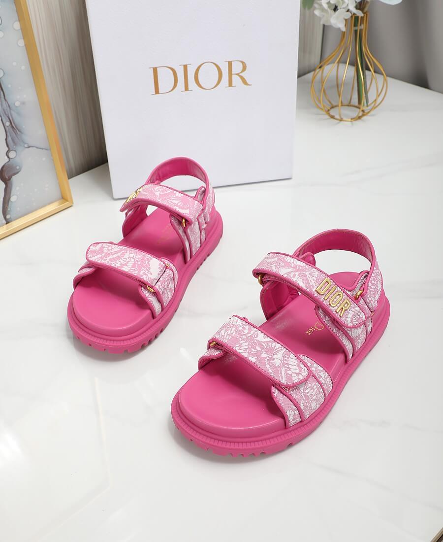 Dior Women Pink Sandals - Image 6