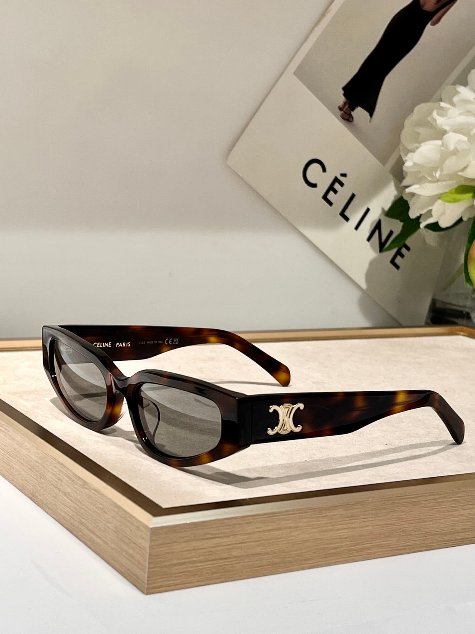 Celine Triomphe Cat Eye Sunglasses - Image 2