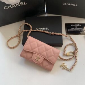 Chanel Pink Waist Mini Wallet