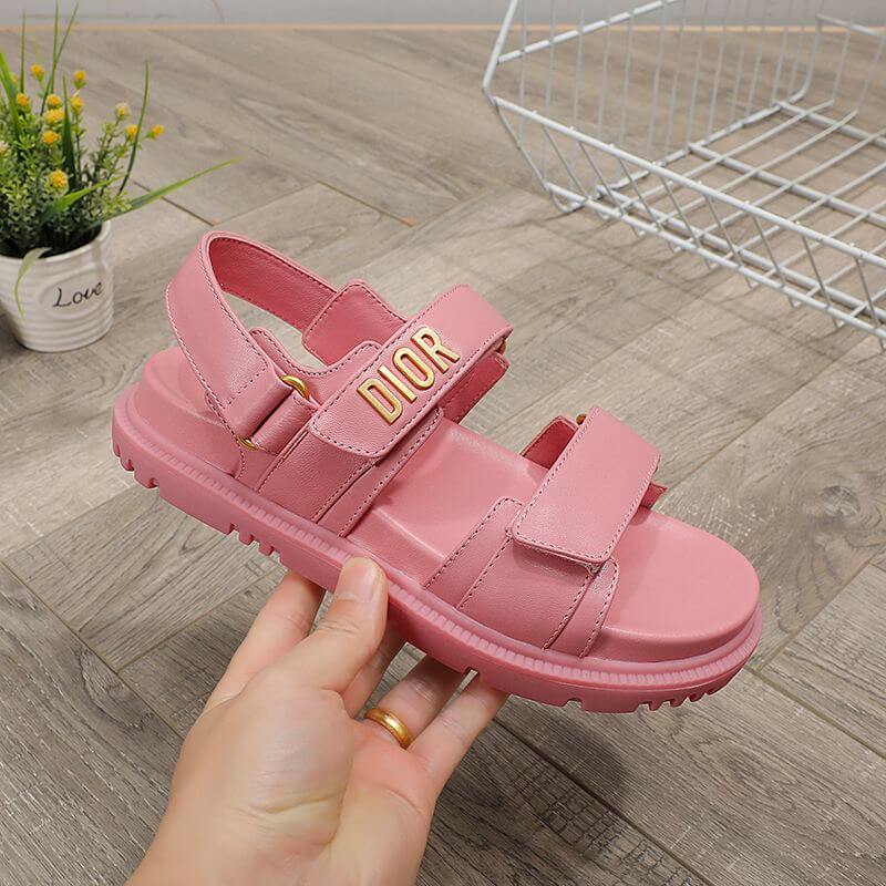 Dior Women Pink Sandals