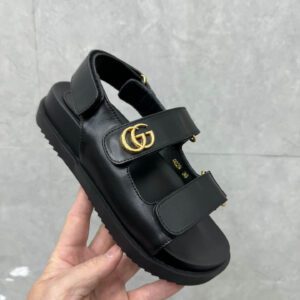 Gucci Print Double G Sandals