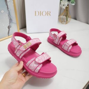 Dior Women Pink Sandals