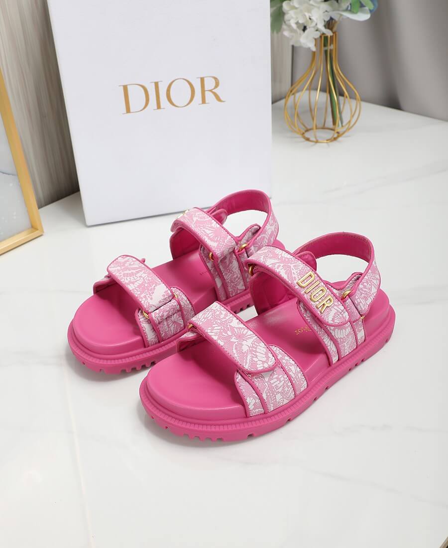 Dior Women Pink Sandals - Image 3