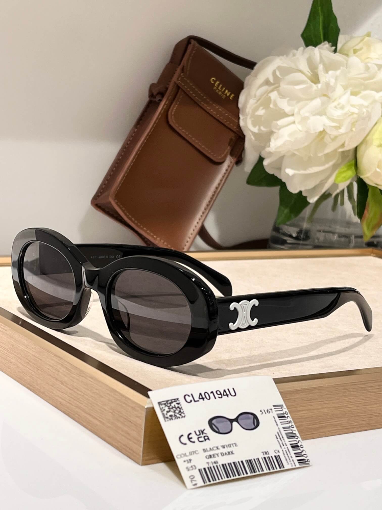 Celine Women's Triomphe Oval Sunglasses