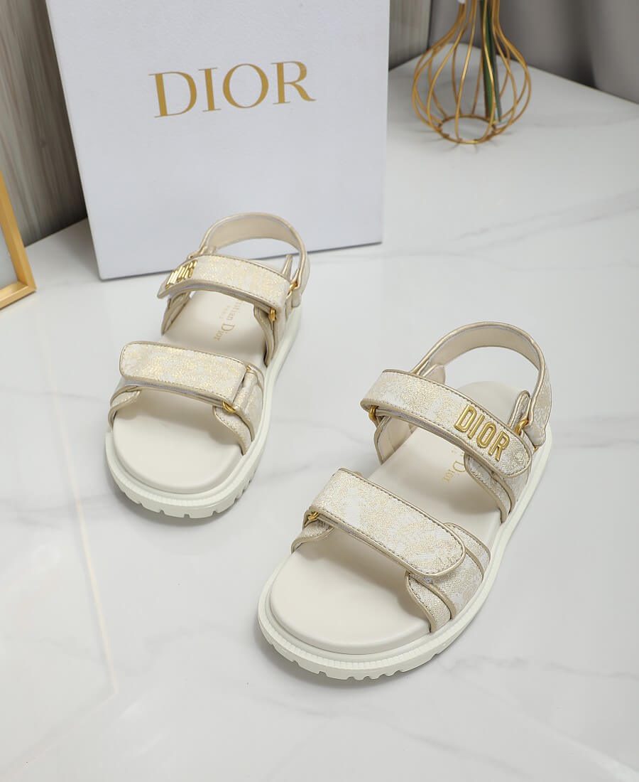 Dior Women White Sandals - Image 5