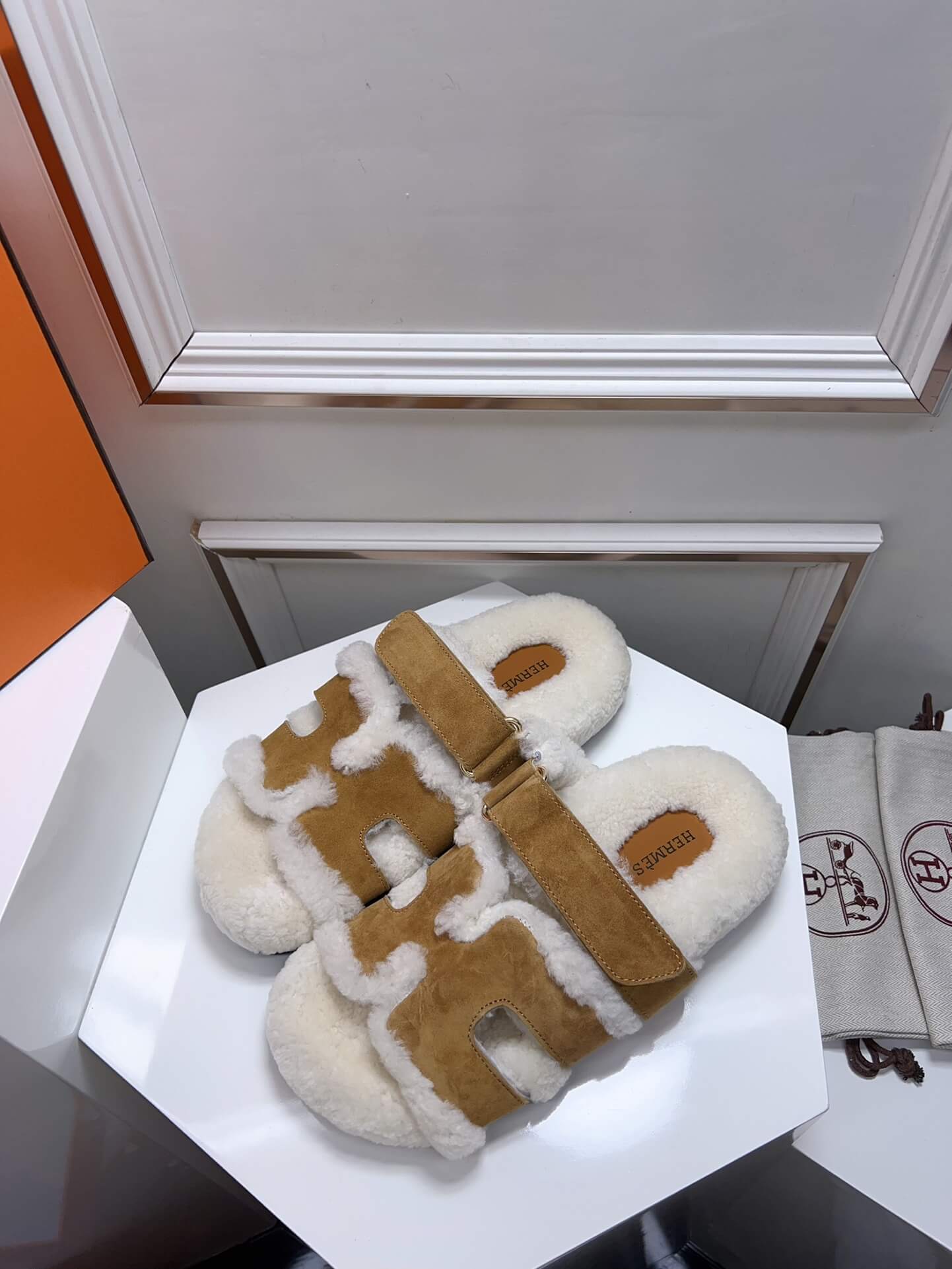 Hermes Teddy Chypre Sandal - Image 5