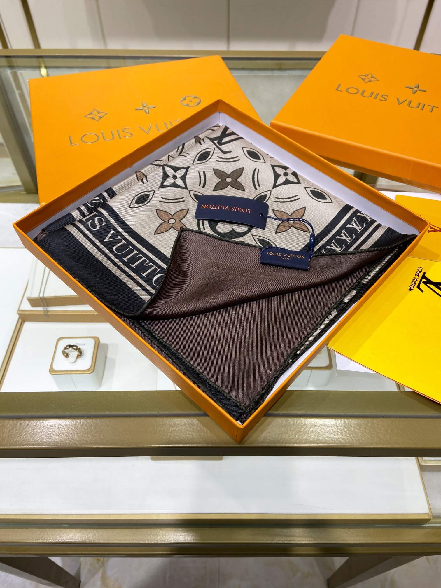 LV Silk Scarf - Image 2