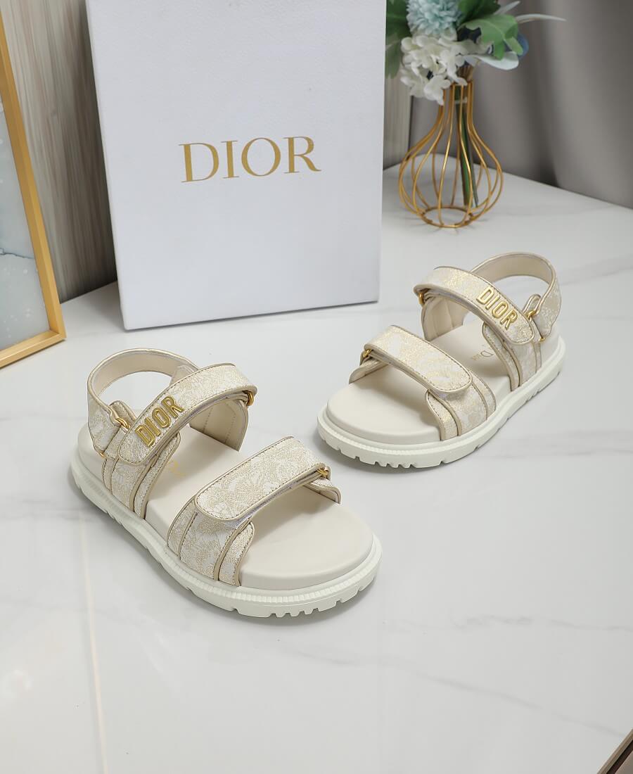 Dior Women White Sandals - Image 3