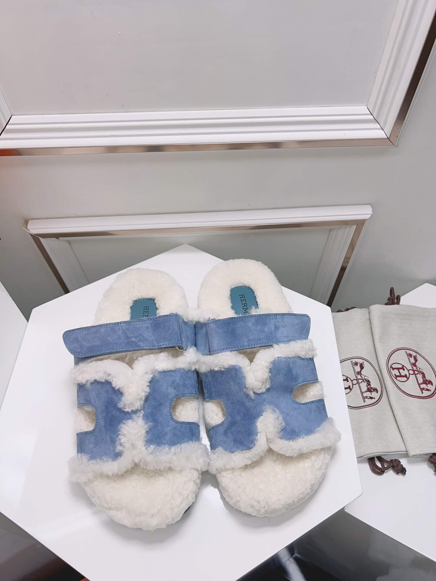 Hermes Teddy Chypre Sandal - Image 6