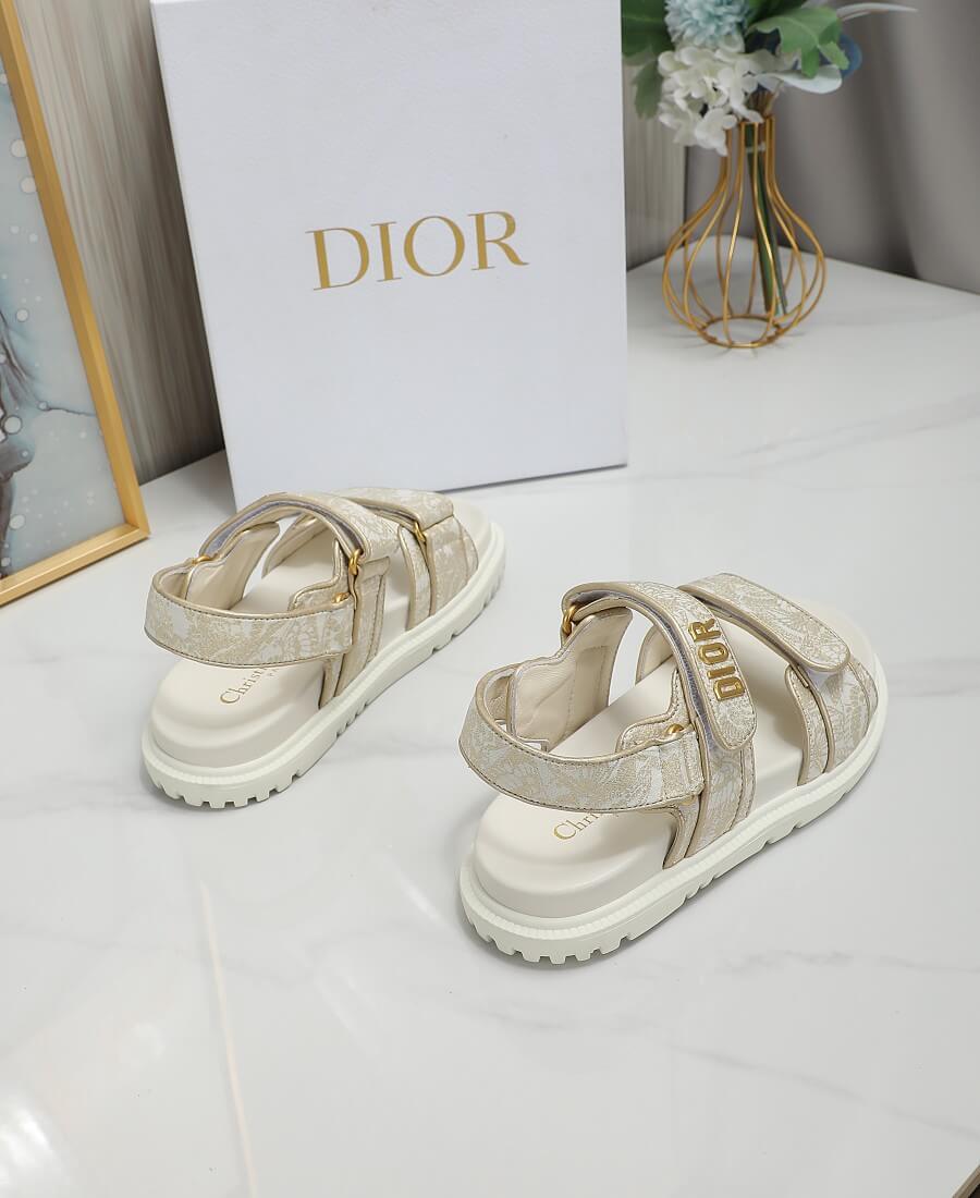 Dior Women White Sandals - Image 6