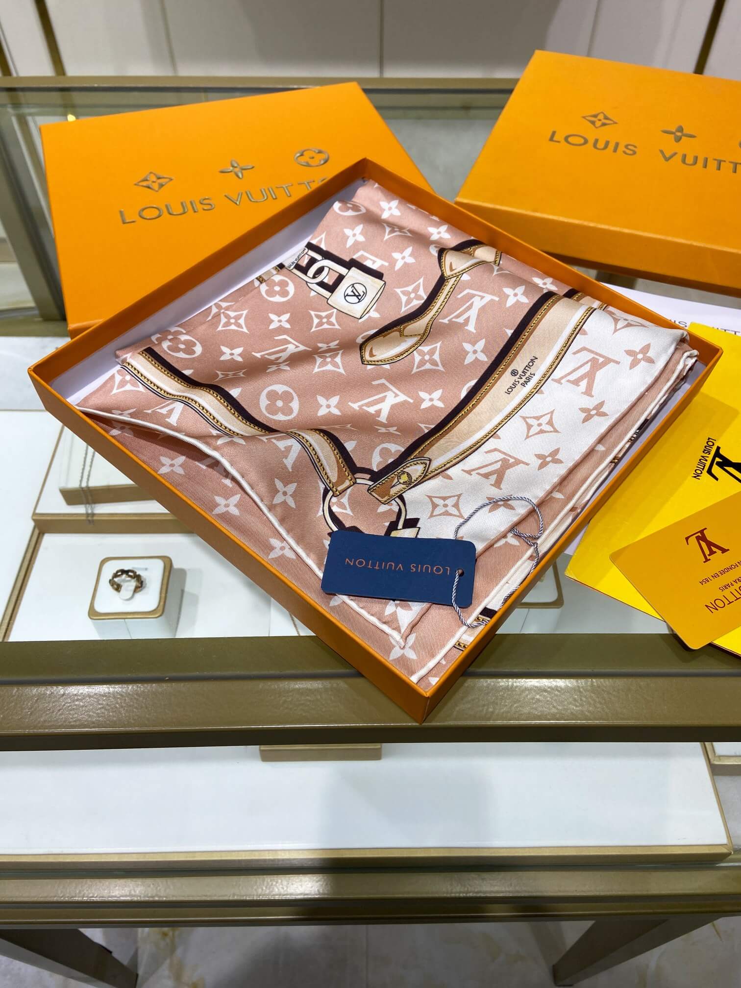 LV Silk Scarf - Image 9