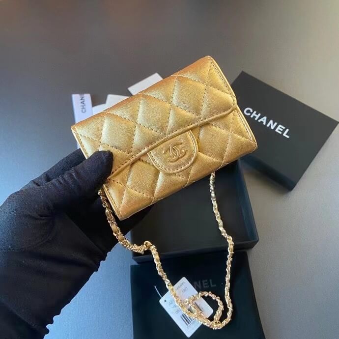 Chanel Gold Waist Mini Wallet - Image 7