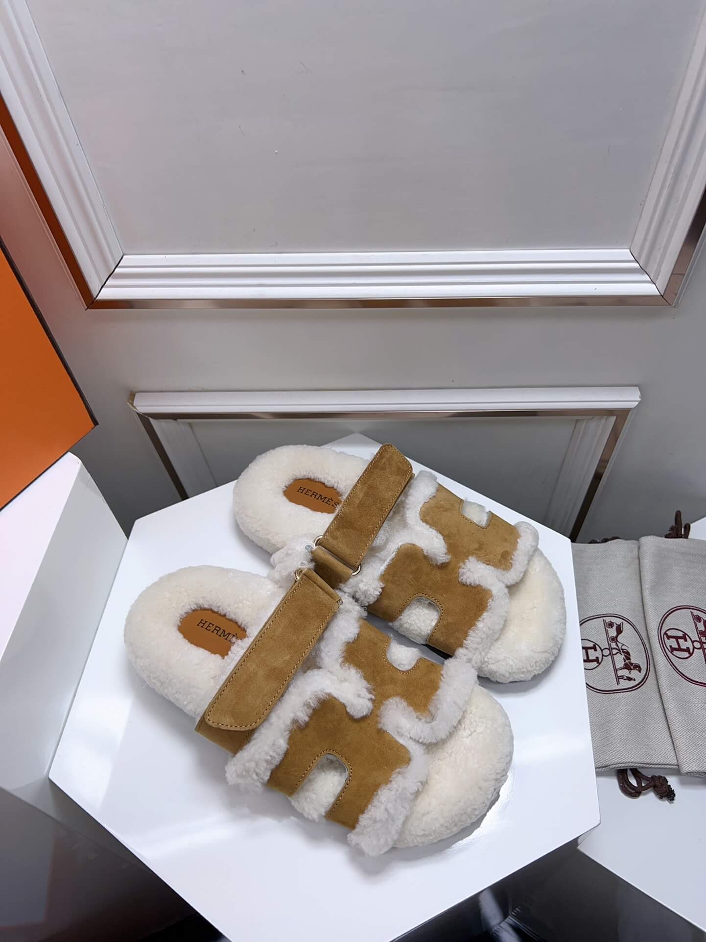 Hermes Teddy Chypre Sandal - Image 7